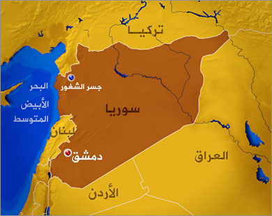 200 شهید فی مجزرة جدیدة للجماعات المسلحة فی قریة اشتبرق بالقرب من جسر الشغور